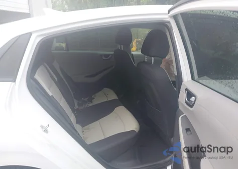 2017 Hyundai Ioniq Hybrid Blue from USA, damaged, VIN KMHC65LC0HU040044